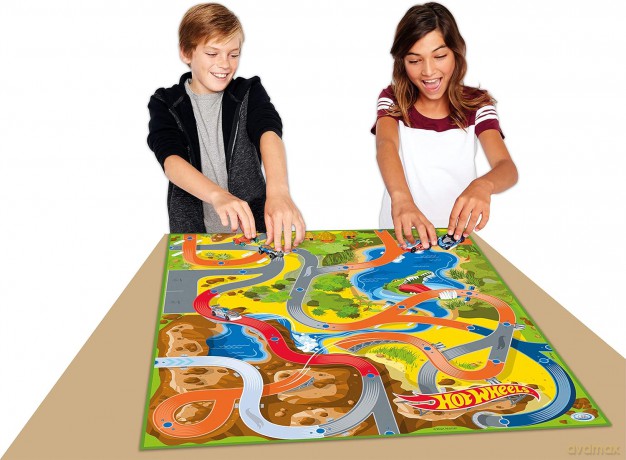 HW mata podłogowa 80X70cm+autko 42022