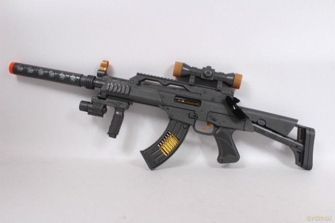 Karabin na baterie ze światłem 82cm 6630 11717