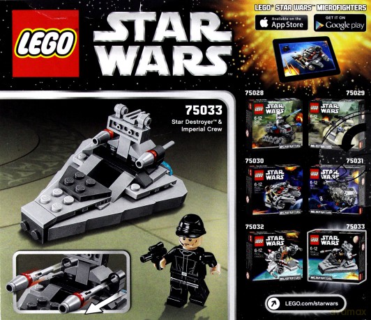 LEGO Gwiezdne Wojny - Star Destroyer 75033 (Star Wars) [KLOCKI]