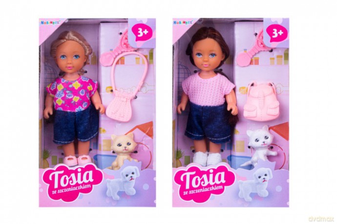 Lalka Tosia ze szczeniaczkami 1005372
