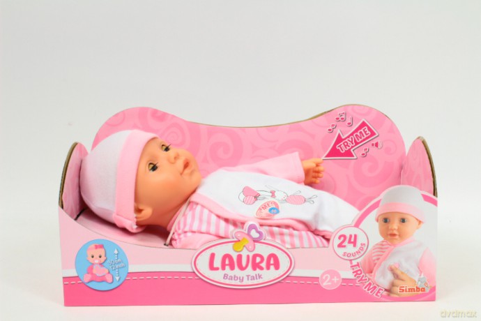 Laura 30cm mama-tata 24 dźwięki 514-0020
