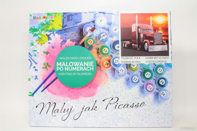 Malowanie po numer.Ciężarówka 1008721
