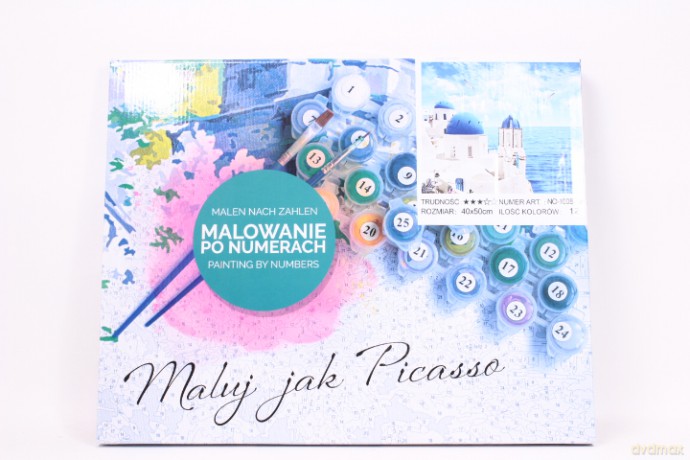 Malowanie po numer.Grecke morze 1008218
