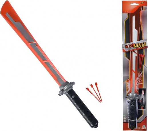 Next Ninja miecz n/b 60cm+strzałki 804-2586