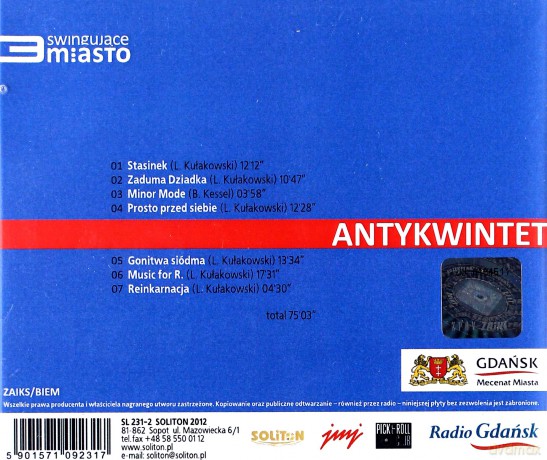 Antykwintet: Swingujące Trójmiasto [CD]