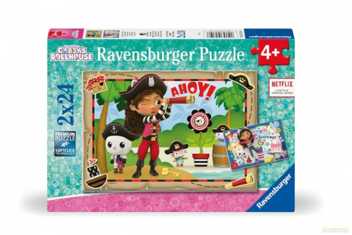 RAV puzzle 2x24 Koci Domek Gabi 05710