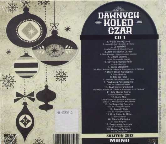 Dawnych Kolęd Czar Hit! [CD]