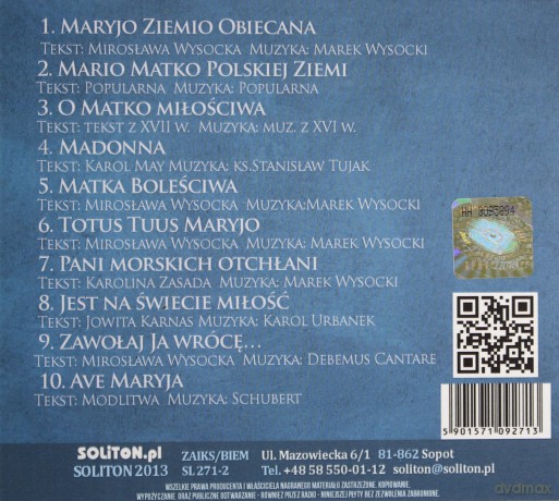 Debemus Cantare: Ave Maryja [CD]