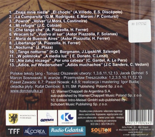 Dorota Lulka: Tango Milonga Po Polsku [CD]