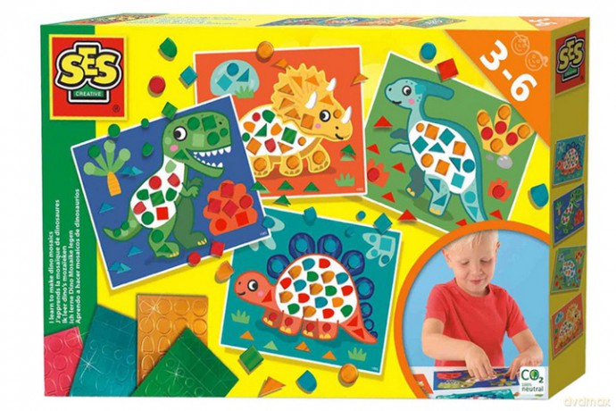 SES Uczę się tworzyć mozaiki z dinozaurów 48300