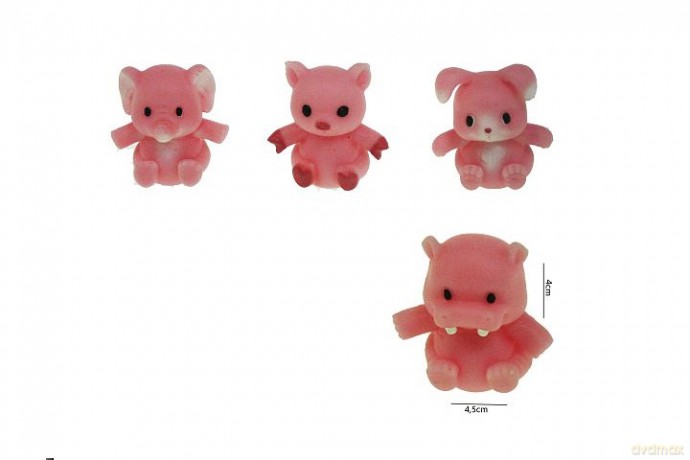 Słoń Królik Hipopotam Świnka rozciągl.HAB097 45765