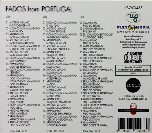 Fados From Portugal [3CD]