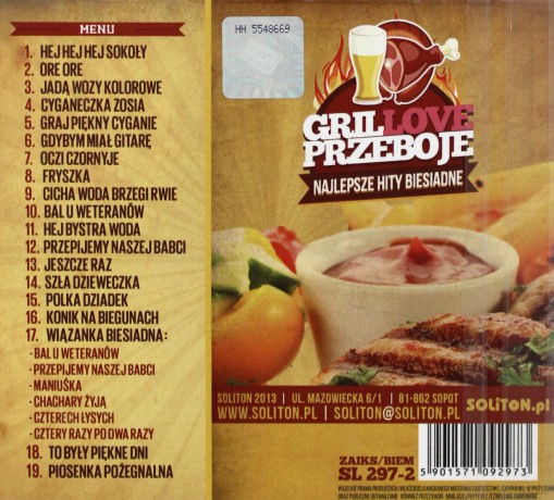 Grillove Przeboje: Najlepsze Hity Biesiadne [CD]