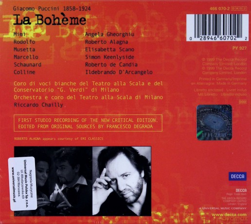 Ricardo Chailly: Puccini: La Boheme [2CD]