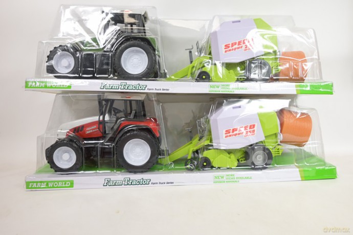 Traktor wielki z maszyną rolniczą 4089 13247