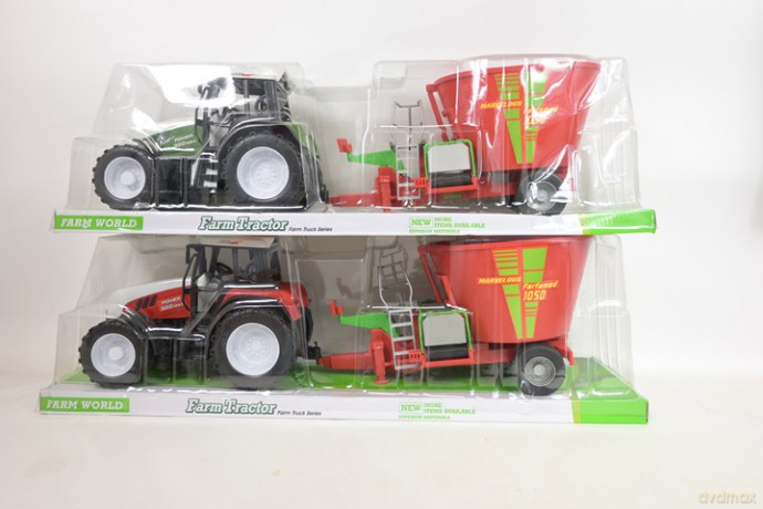 Traktor wielki z maszyną rolniczą 7089 13223