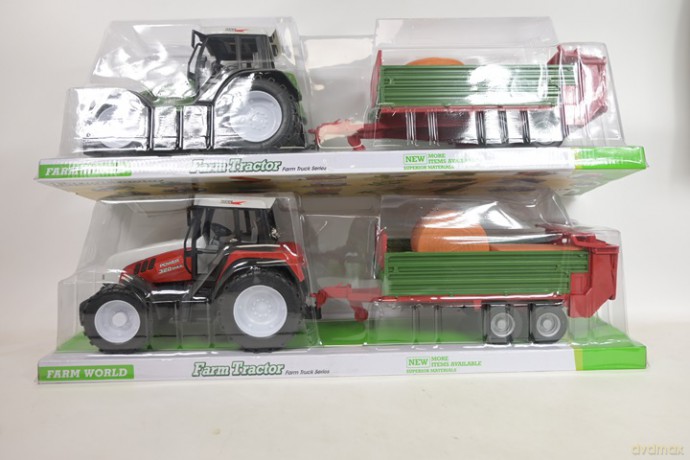Traktor wielki z przyczepą 3089 13230