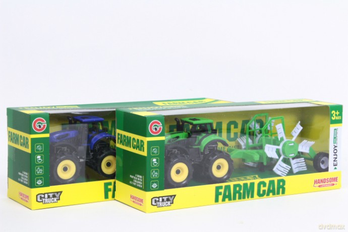 Traktor z maszyną rolniczą 9870-6 2kol 12035
