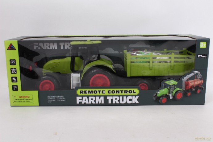 Traktor z przyczepą RC + zwierzęta 666-88 12196