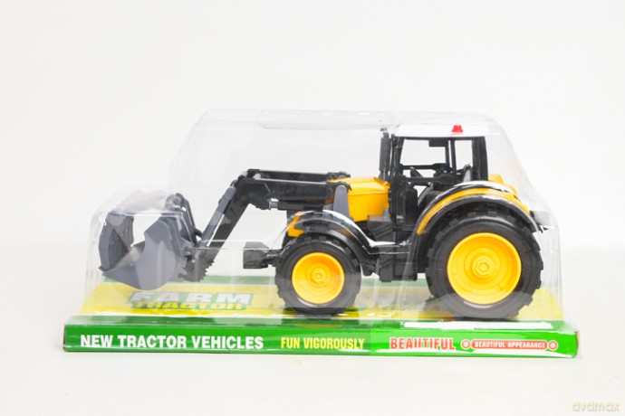 Traktor żółty z łyżką 666-216C 14374
