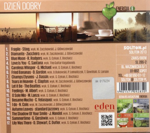 Muzykoterapia: Dzień Dobry [CD]