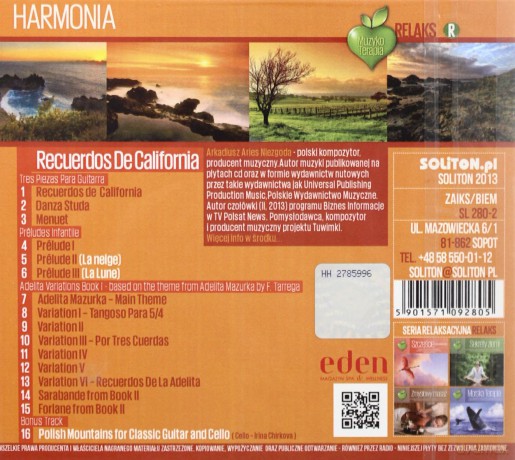 Muzykoterapia: Harmonia [CD]