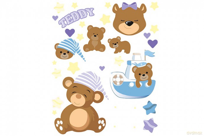 WIKORIA Naplamki DTF 20x30 DD-15 Teddy 29358