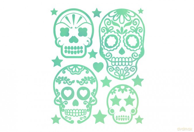 WIKORIA Naplamki FLEX 20x30 FD-03 Skull 29853