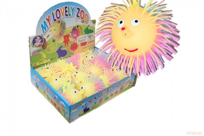 Włochacz gumowy ze światłem 12/box PG6287 62872