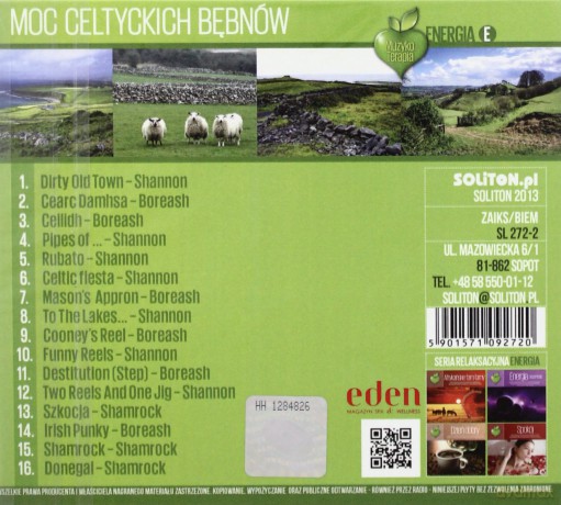 Muzykoterapia: Moc Celtyckich Bębnów [CD]
