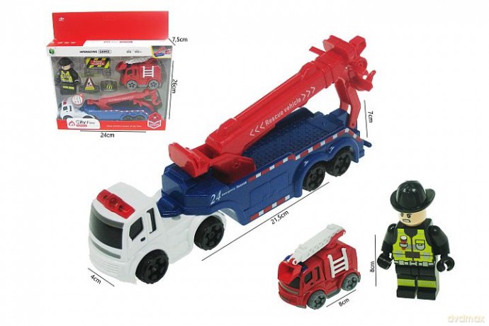 Zestaw aut straży pożarnej 18cm H13662 45376