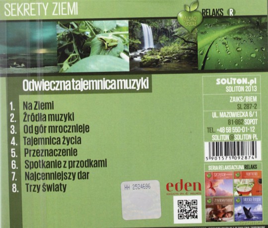 Muzykoterapia: Sekrety Ziemi [CD]