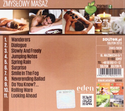 Muzykoterapia: Zmysłowy Masaż [CD]