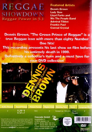 Reggae Showdown Vol.1: Dennis Brown: Live At Reggae Canfest [DVD]