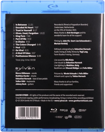 Sylvan: Back To Live [Blu-Ray]