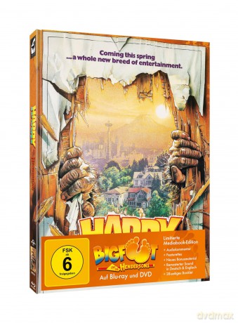 Harry and the Hendersons (Harry i Hendersonowie) (mediabook) [Blu-Ray]+[DVD]