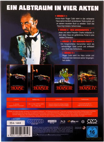 HOUSE 1-4 (Dom 1-4) (mediabook) [4xBlu-Ray 4K]+[4xBlu-Ray]