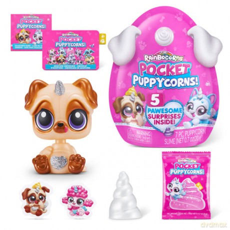 (Bundle) RAINBOCORNS- POCKET PUPPYCORN SURPRISE-SERIES 1 Bobble Head 1 pk. - (9285)