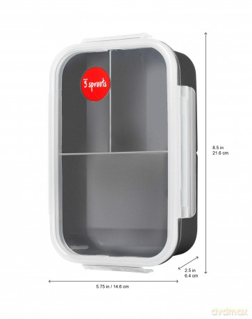 3 Sprouts - Bento Box - Gray Fox