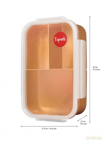 3 Sprouts - Bento Box - Peach Llama