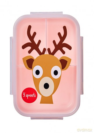 Śniadaniówka 3 Sprouts - Bento Box - Pink Deer