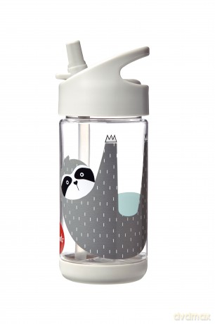 3 Sprouts - Water Bottle - Gray Sloth bidon