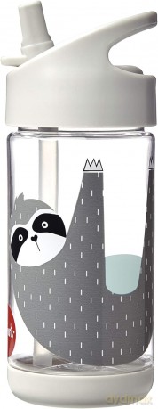 3 Sprouts - Water Bottle - Gray Sloth bidon