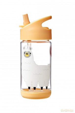 3 Sprouts - Water Bottle - Peach Llama