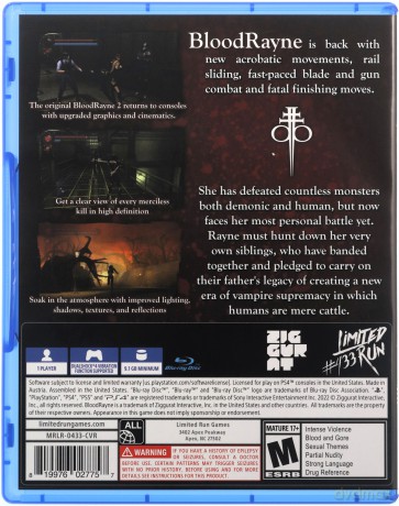 Bloodrayne 2: Revamped (Limited Run #433) [GRA PS4]