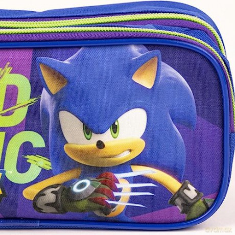 Cerda - Pencil Case 2 Compartimentos - Sonic Prime (2700000804)