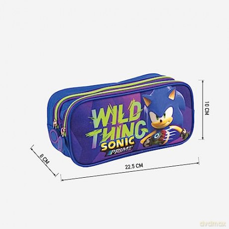 Cerda - Pencil Case 2 Compartimentos - Sonic Prime (2700000804)