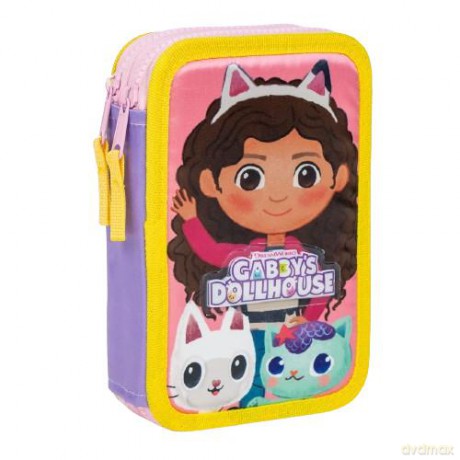 Cerda - Pencil Case With Accessories - Gabbys Dollhouse (2700001138)