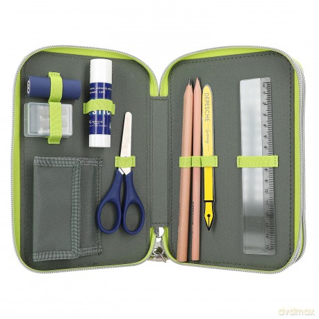 Dino World - Triple Pencil Case REFLECTOR (0411758)