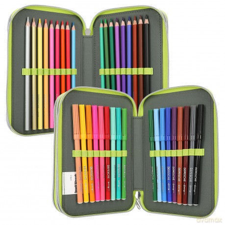 Dino World - Triple Pencil Case REFLECTOR (0411758)